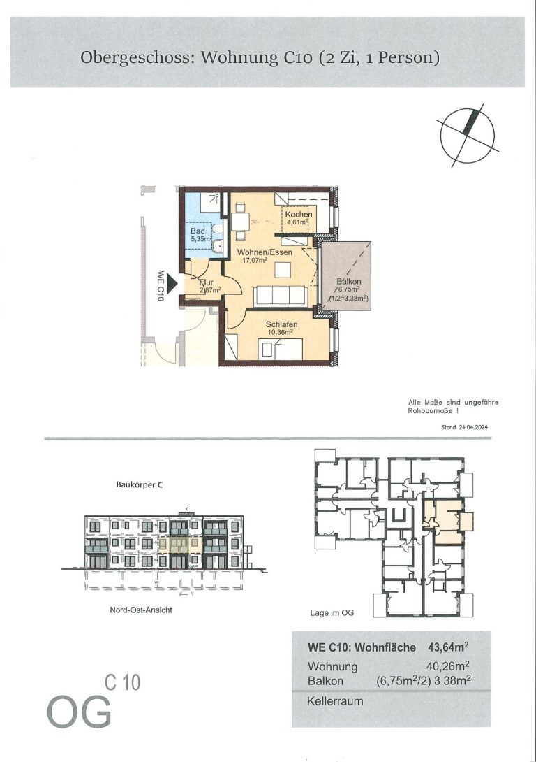 3 1/2 Zimmer Dachgeschoßwohnung [ 75 store m² ]